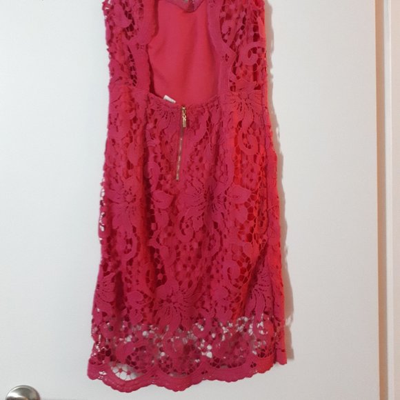 Pink Openwork Dress - Picture 5 of 6